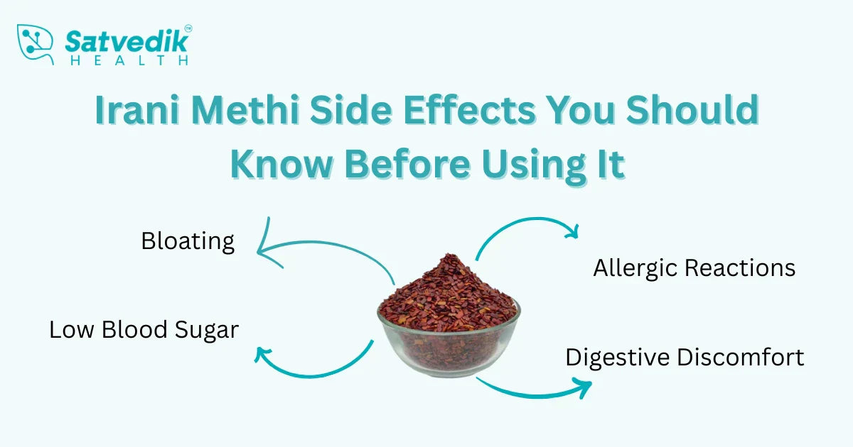 Irani‍‌‍‍‌‍‌‍‍‌ Methi Side Effects You Should Know Before Using It - A Satvedik Guide